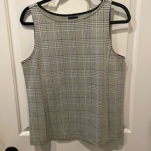 Ann Taylor Houndstooth Top